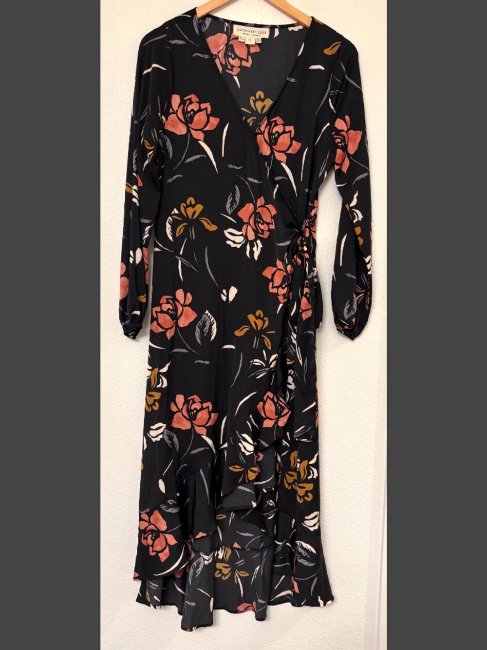 Saltwater Luxe Floral Full Length Maxi Dress